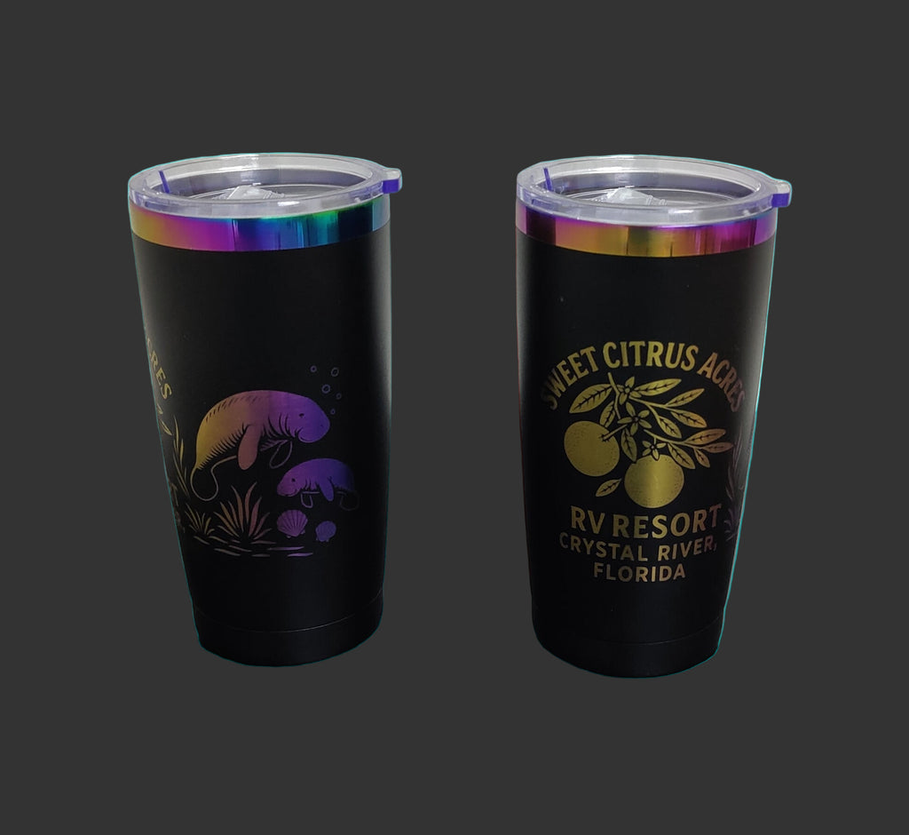 20 oz Manatee & Logo Tumbler