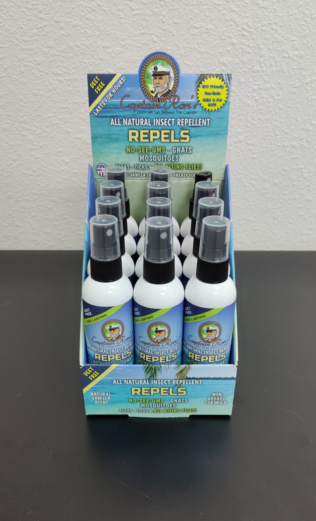 Captain Ron’s all-natural insect repellent – Sweet Citrus Acres RV Resort outdoor essential