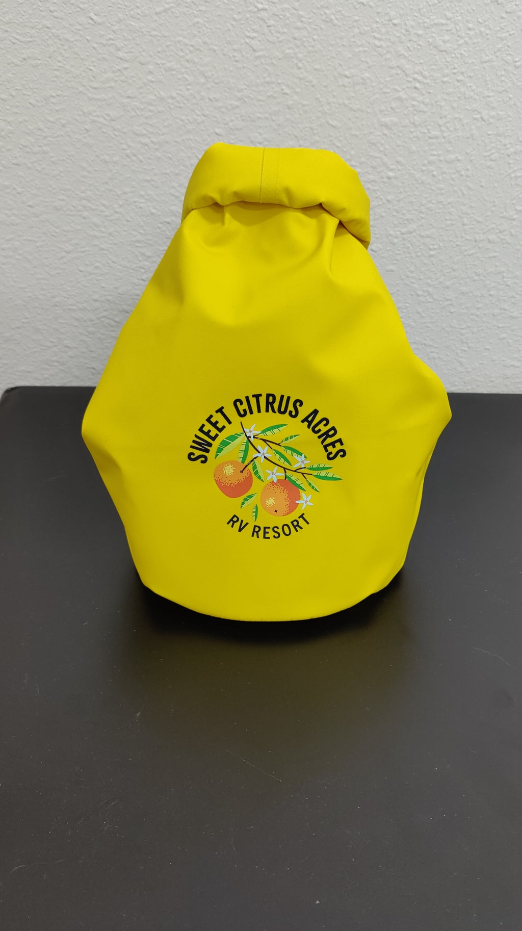 Sweet Citrus Acres RV Resort waterproof dry bag – Crystal River Florida outdoor and boating gear