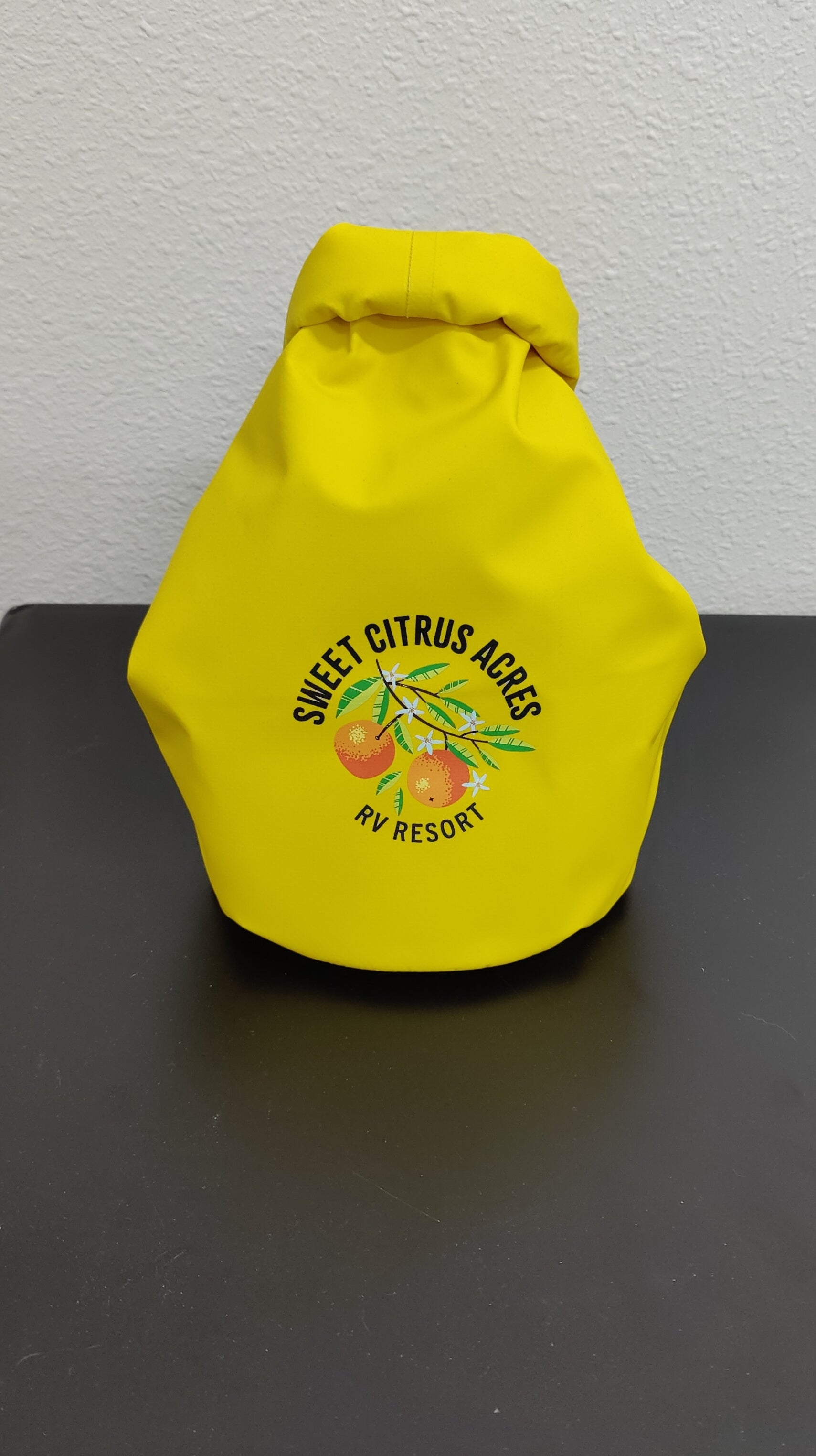 Sweet Citrus Acres RV Resort waterproof dry bag – Crystal River Florida outdoor and boating gear