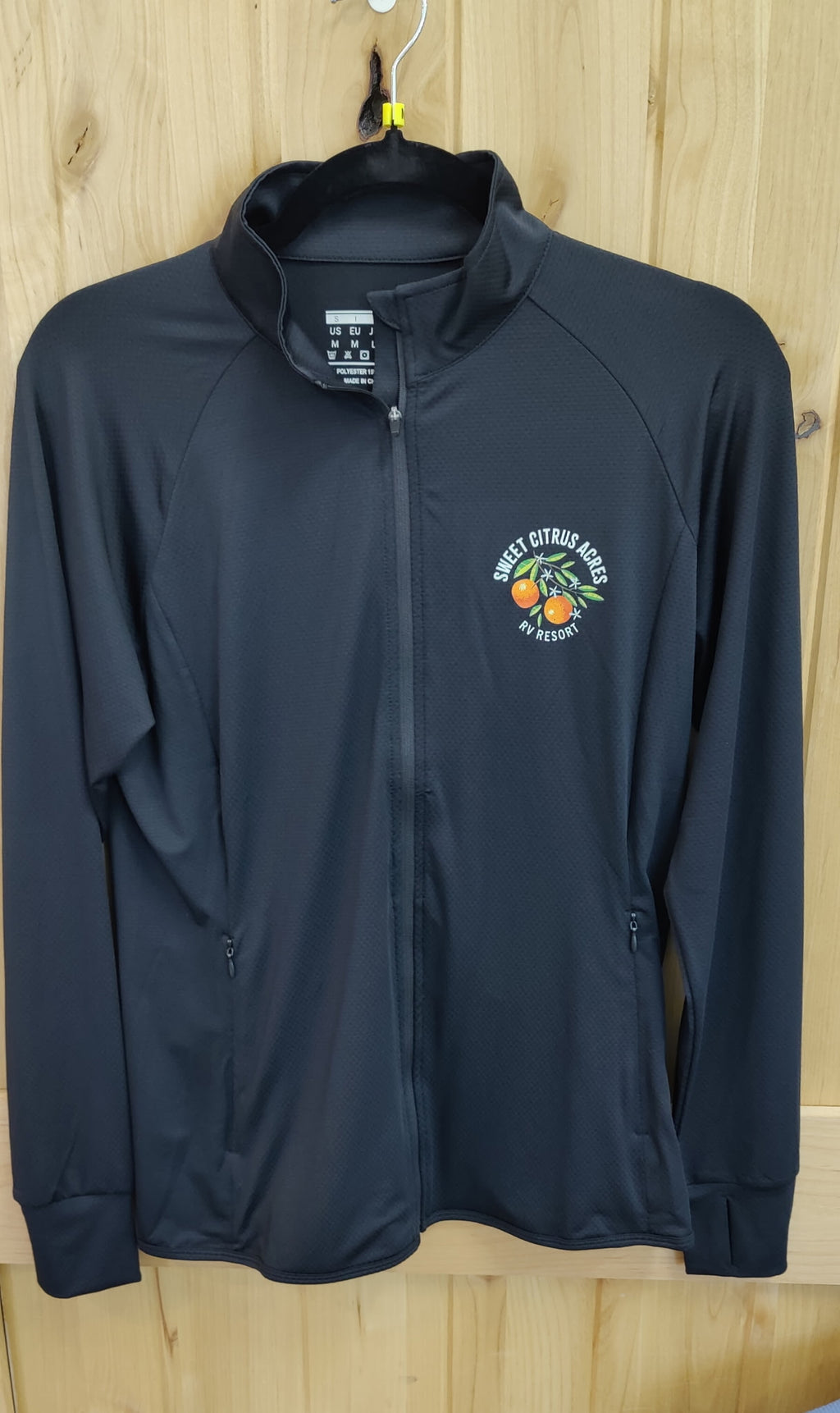 Ladies Long-Sleeve Zip-Up Jacket