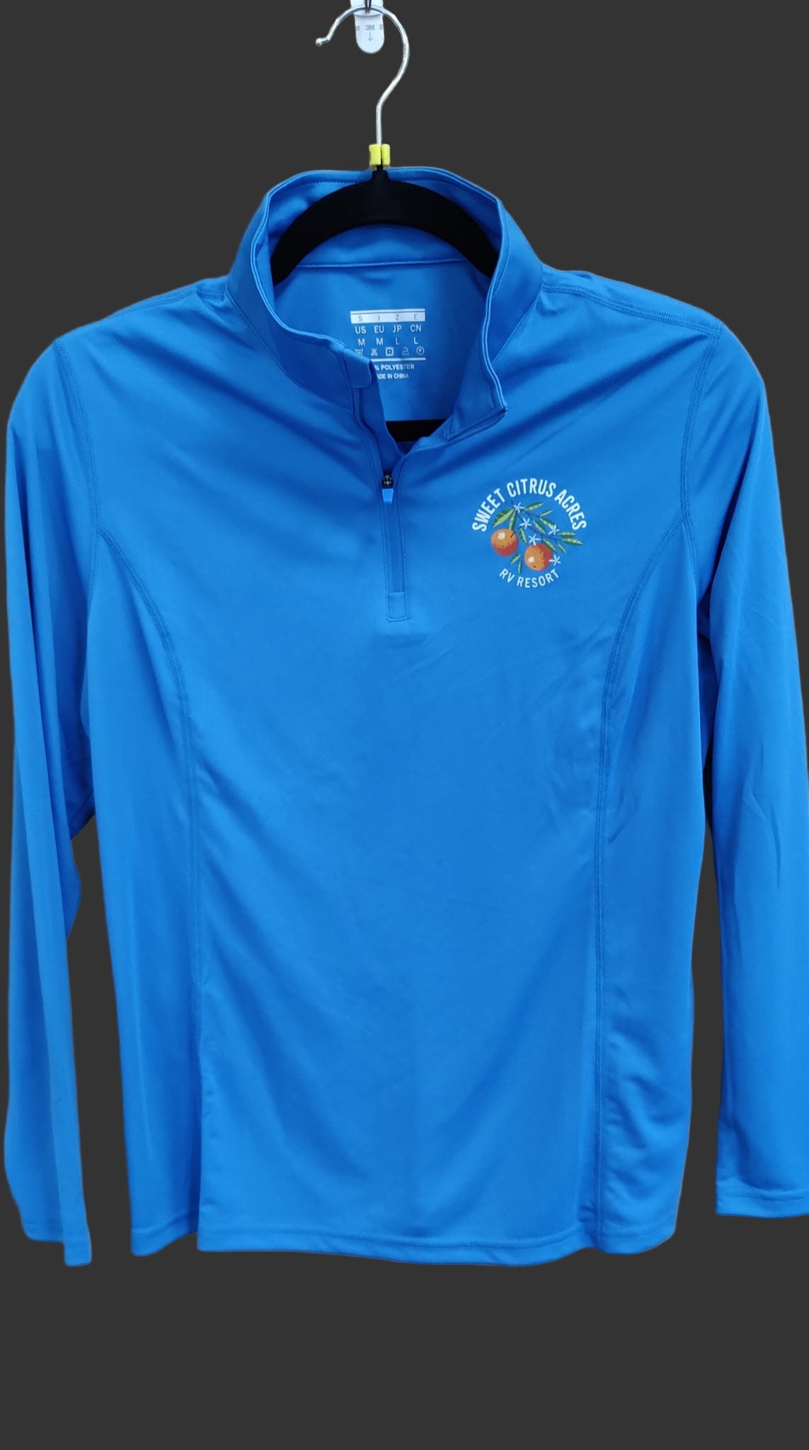 🩵 Sweet Citrus Acres RV Resort Ladies Long-Sleeve SPF Pullover