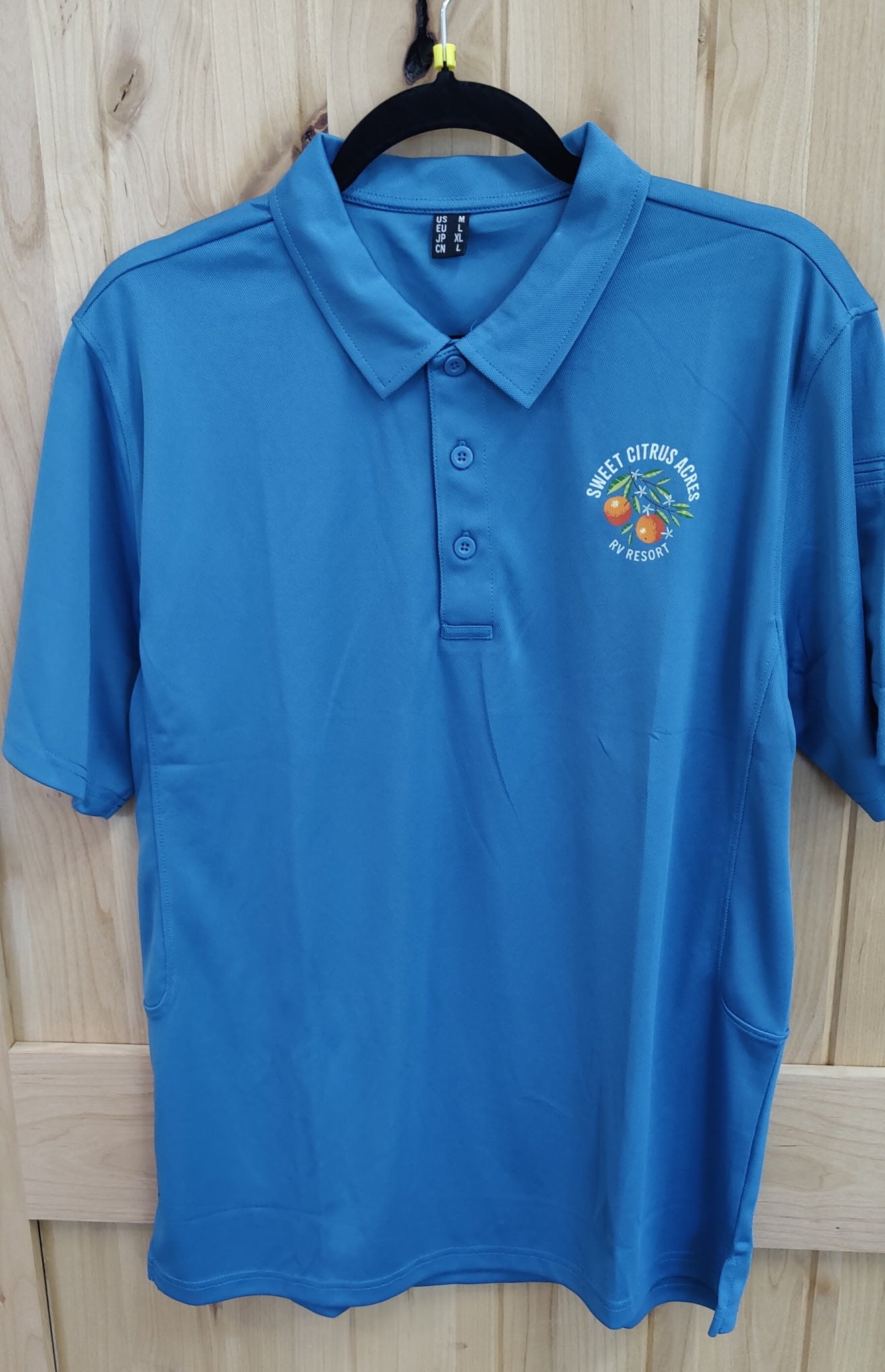👕 Sweet Citrus Acres RV Resort Men’s Collared Polo Shirt