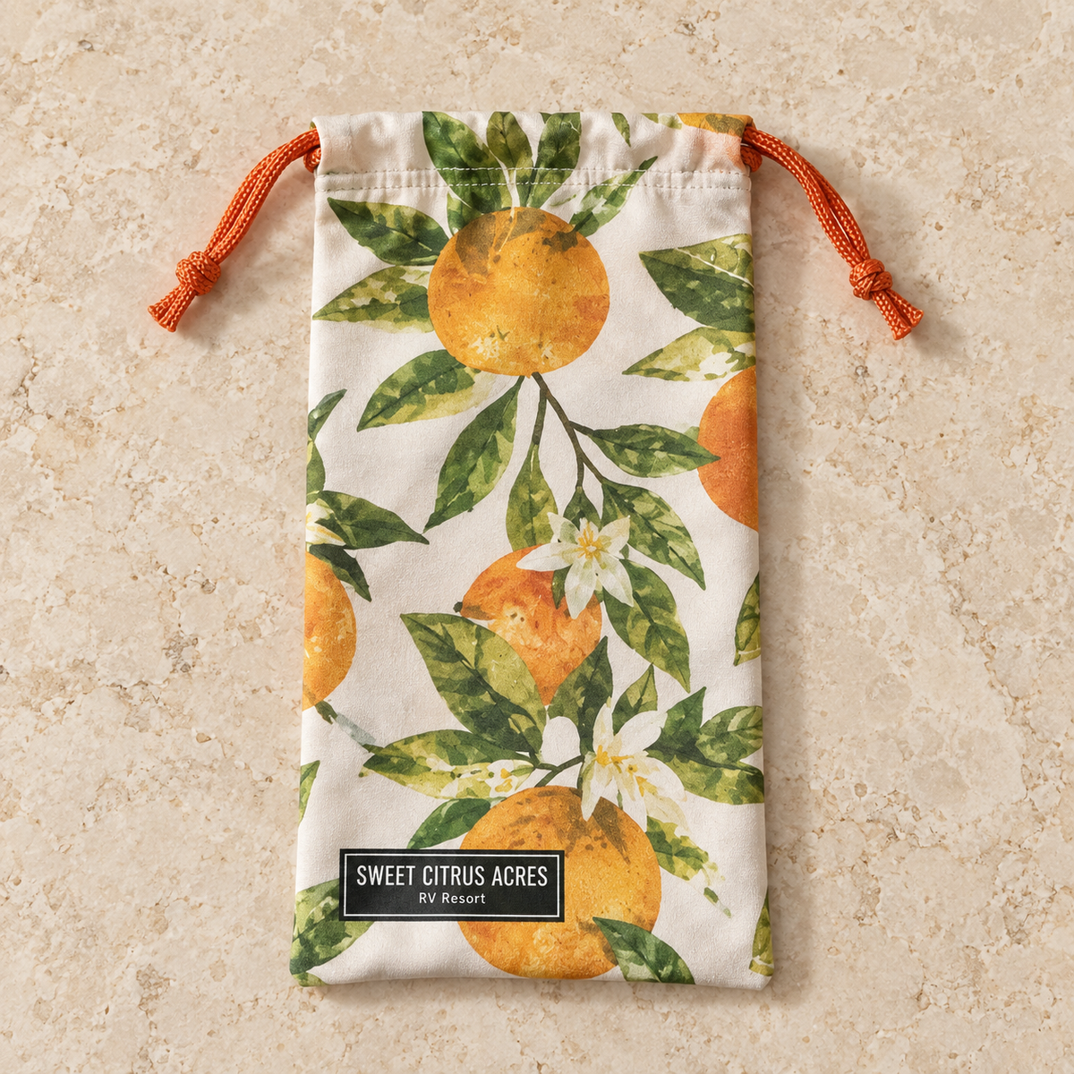 Orange Blossom Eyeglass Holder